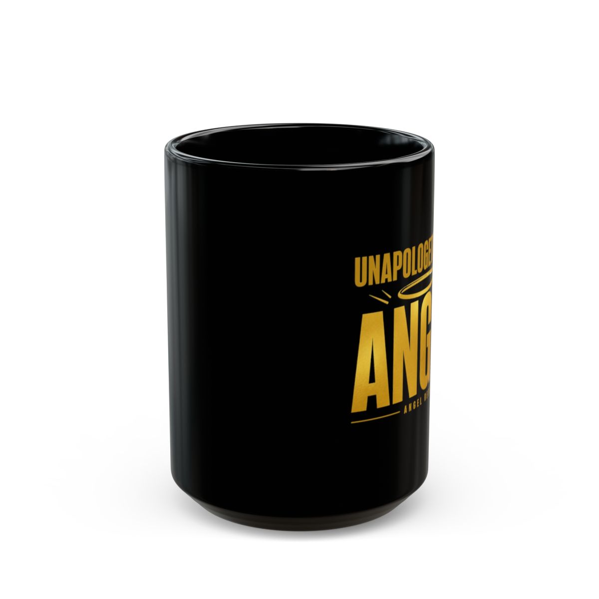 Angel Reese "Unapologetically Angel" Black Mug - alternate angle 2, merchandise