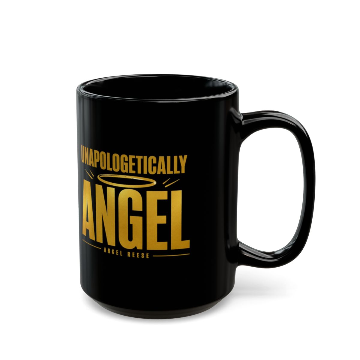 Angel Reese "Unapologetically Angel" Black Mug - alternate angle 5, merchandise