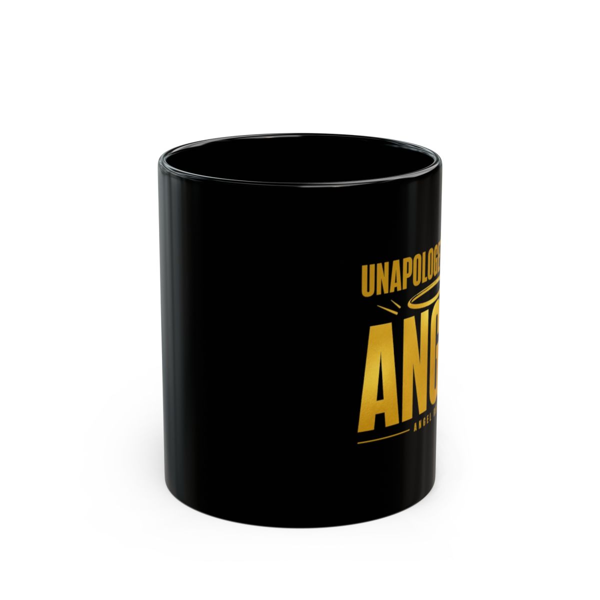 Angel Reese "Unapologetically Angel" Black Mug - alternate angle 1, merchandise