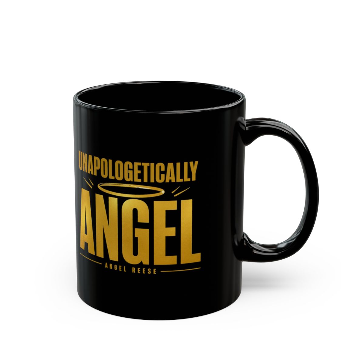 Angel Reese "Unapologetically Angel" Black Mug