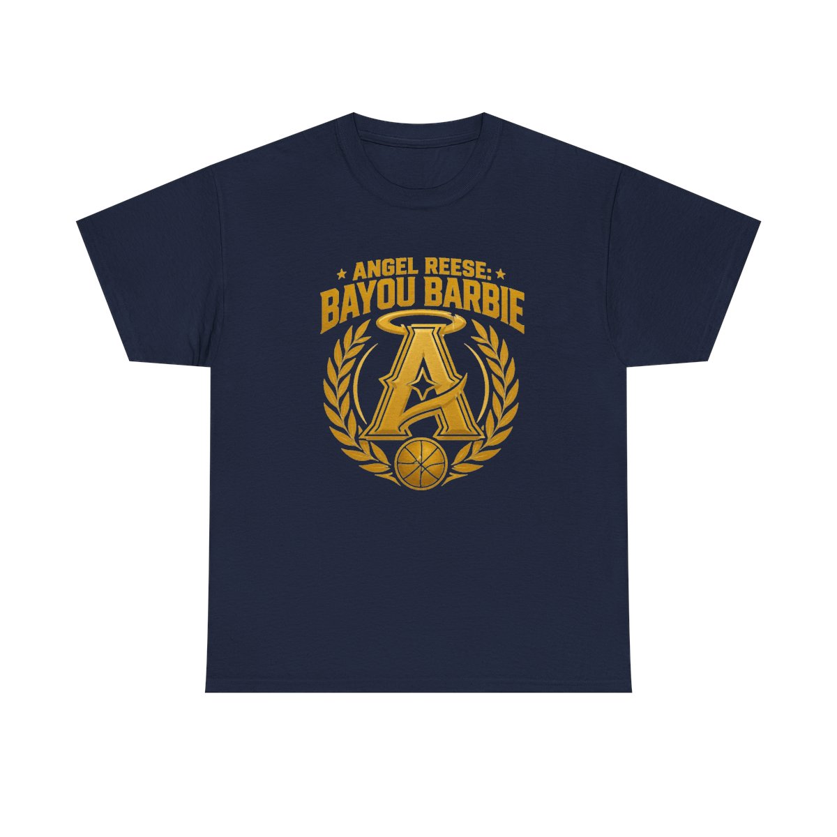 Angel Reese "Angel Reese: Bayou Barbie" Unisex Tee - alternate angle 3, merchandise