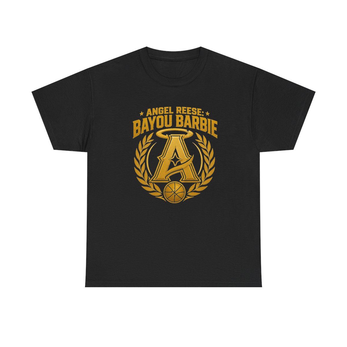 Angel Reese "Angel Reese: Bayou Barbie" Unisex Tee - alternate angle 2, merchandise