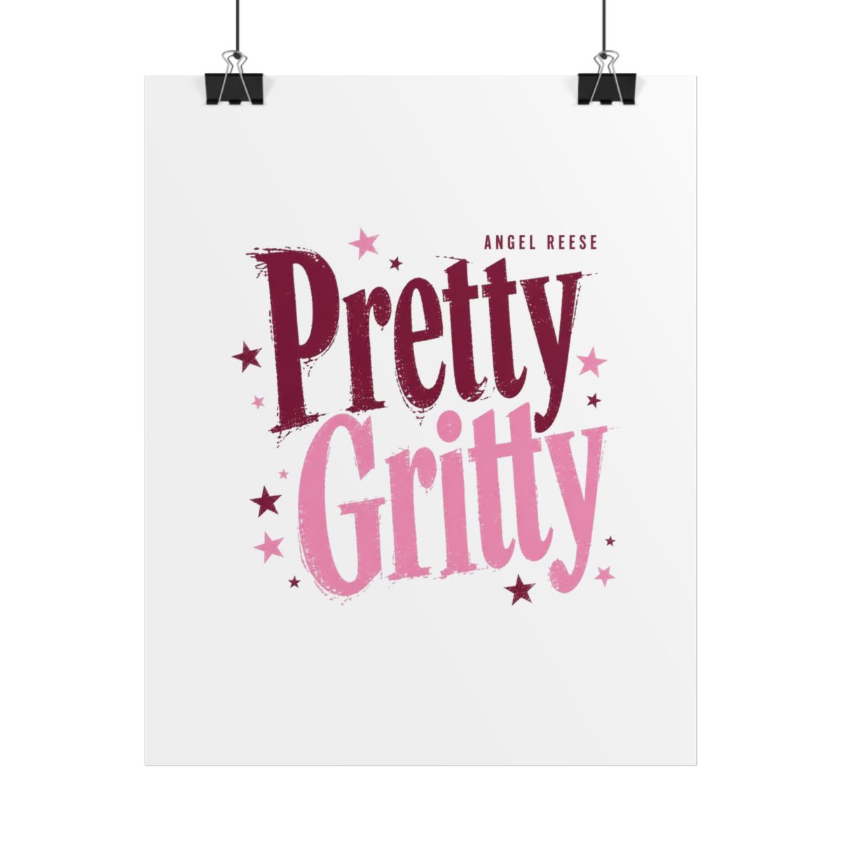 Angel Reese "Pretty Gritty" Poster