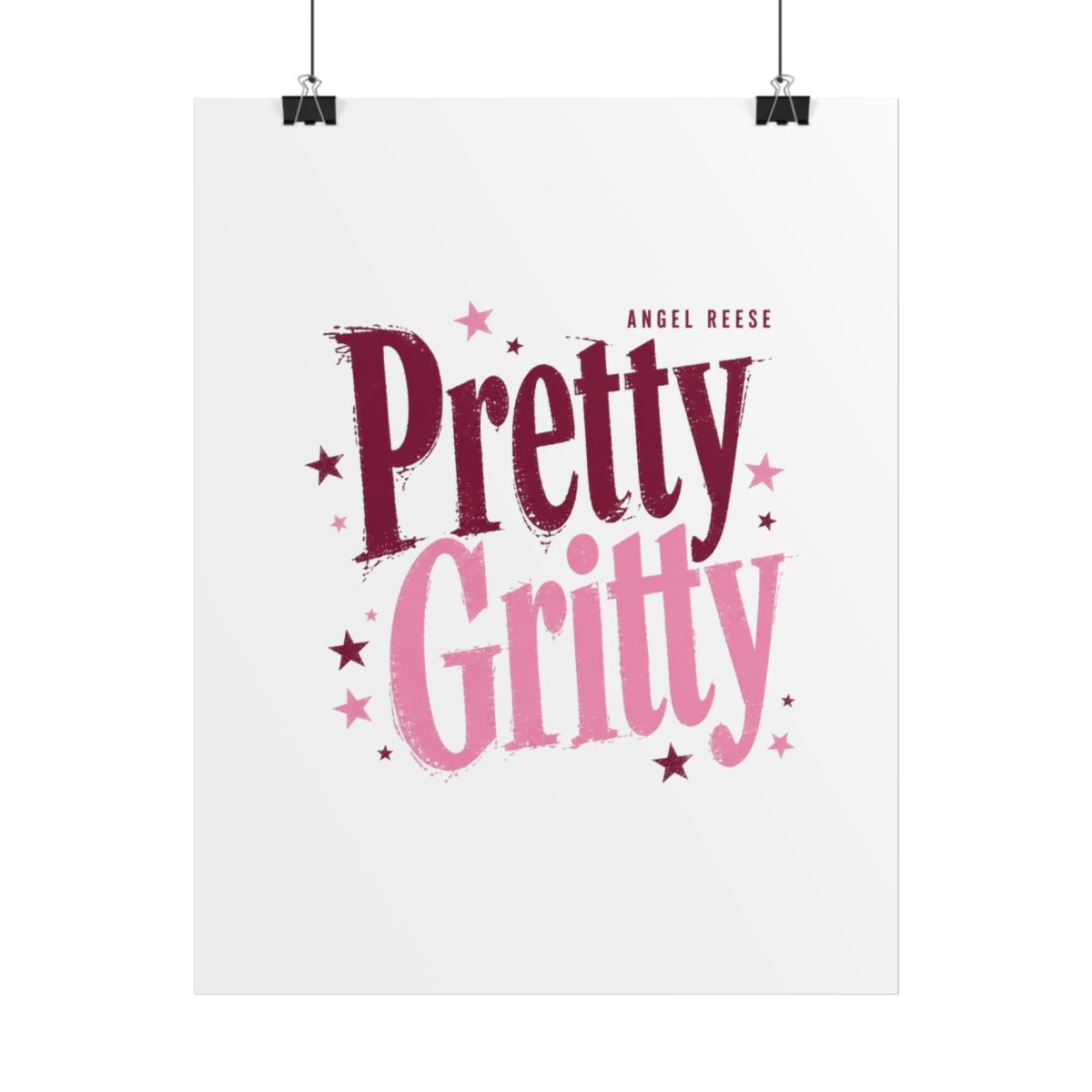 Angel Reese "Pretty Gritty" Poster