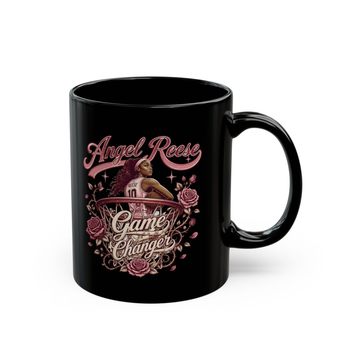 Angel Reese "Game Changer" Black Mug