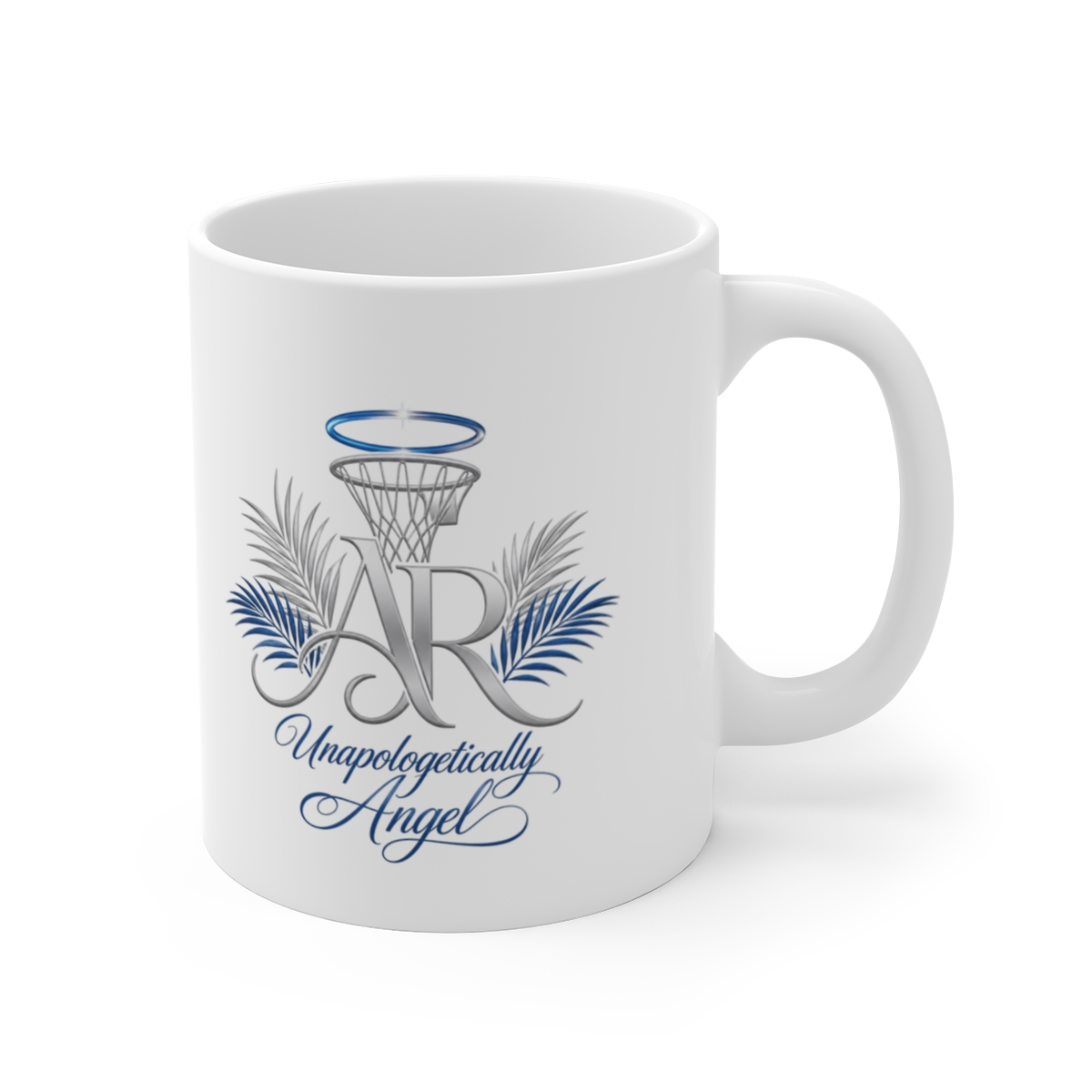 Angel Reese Initials Palm Leaves Mug