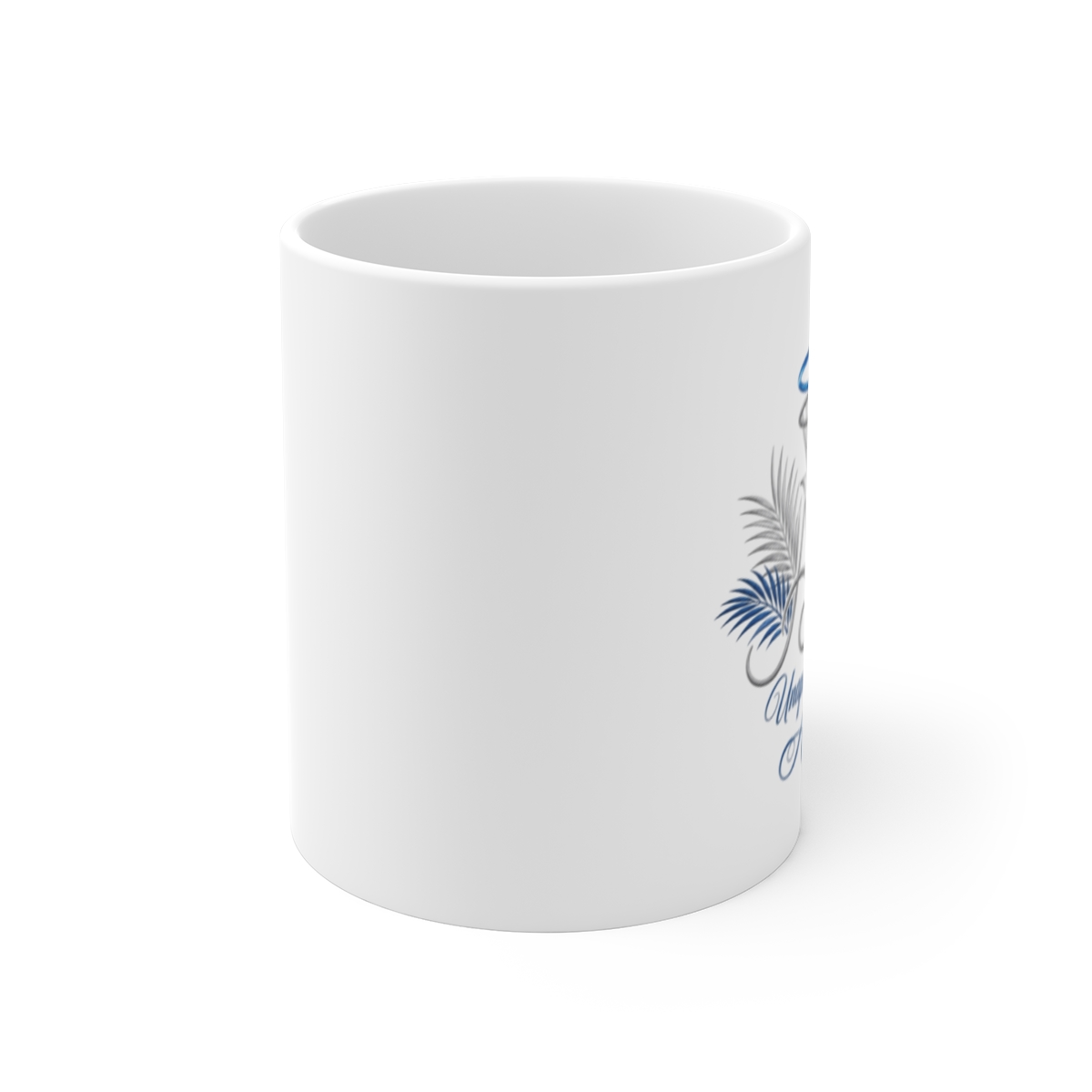 Angel Reese Initials Palm Leaves Mug - alternate angle 1, merchandise