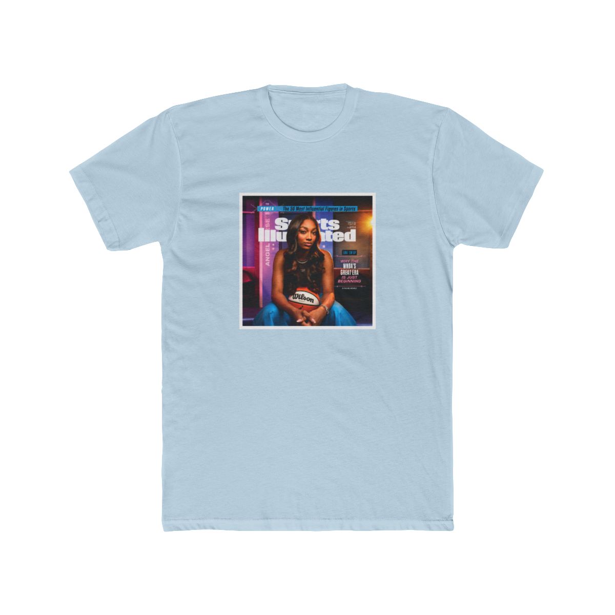 Angel Reese 2024 SI Power List T Shirt - alternate angle 3, merchandise