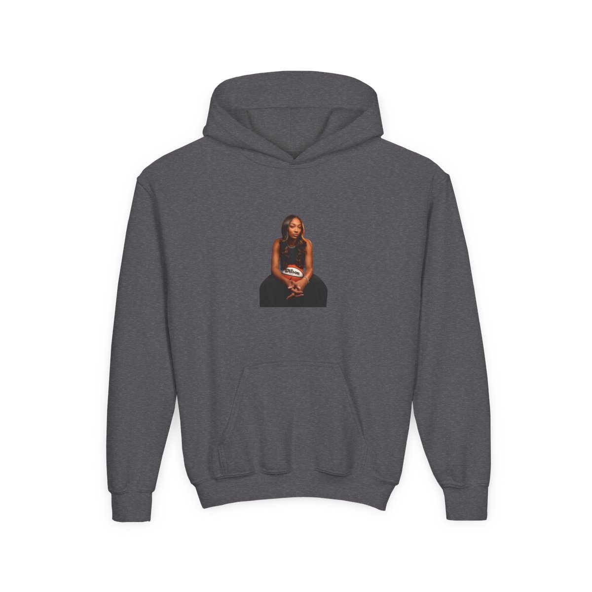 Angel Reese 2024 SI Power List Kids Hoodie - alternate angle 3, merchandise