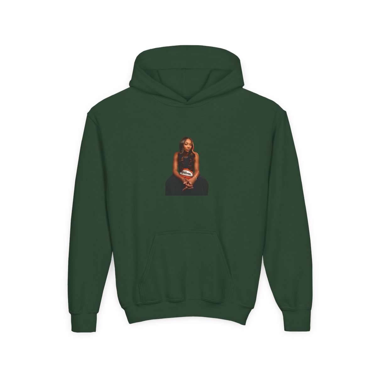 Angel Reese 2024 SI Power List Kids Hoodie - alternate angle 2, merchandise
