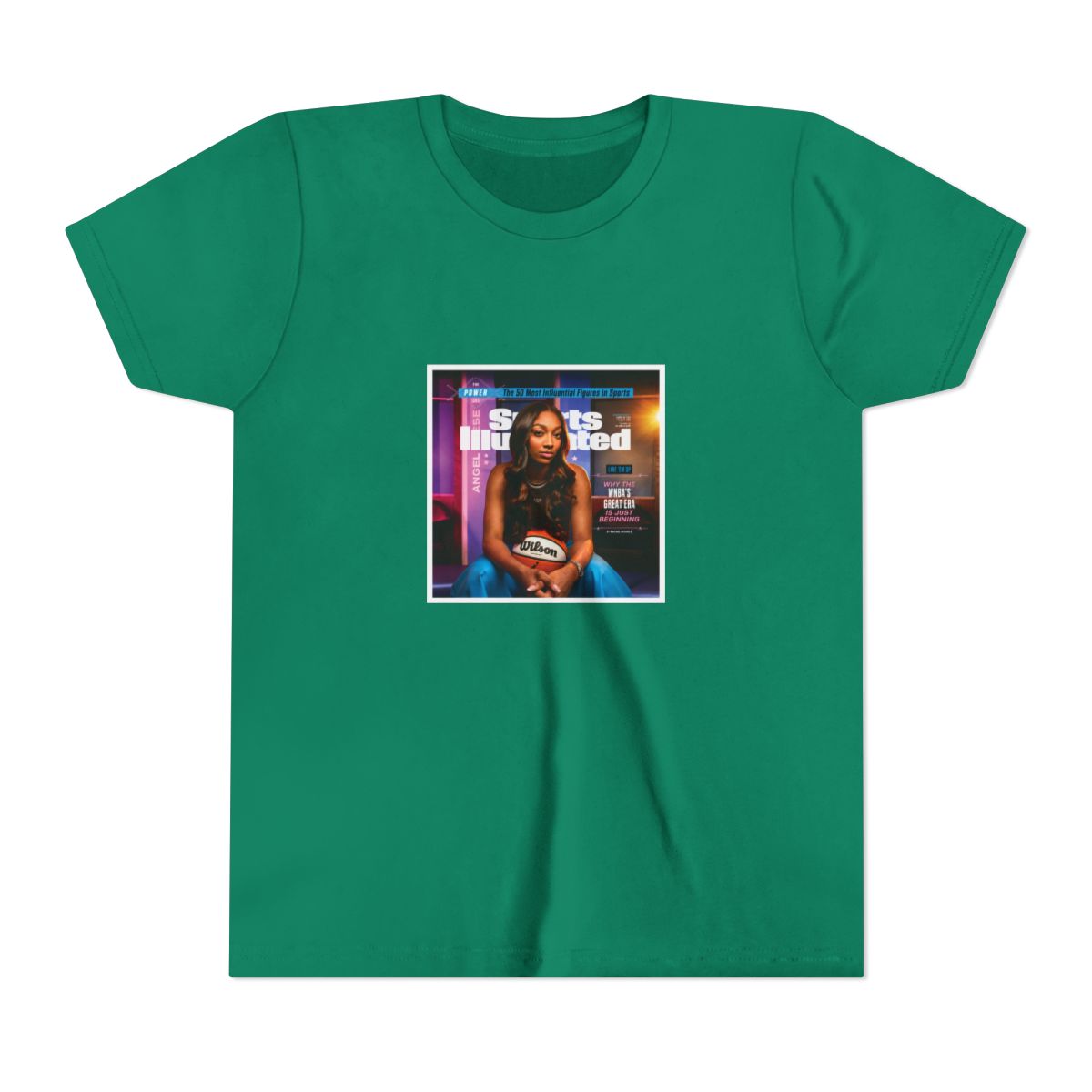Angel Reese 2024 SI Power List Kids T Shirt - alternate angle 4, merchandise