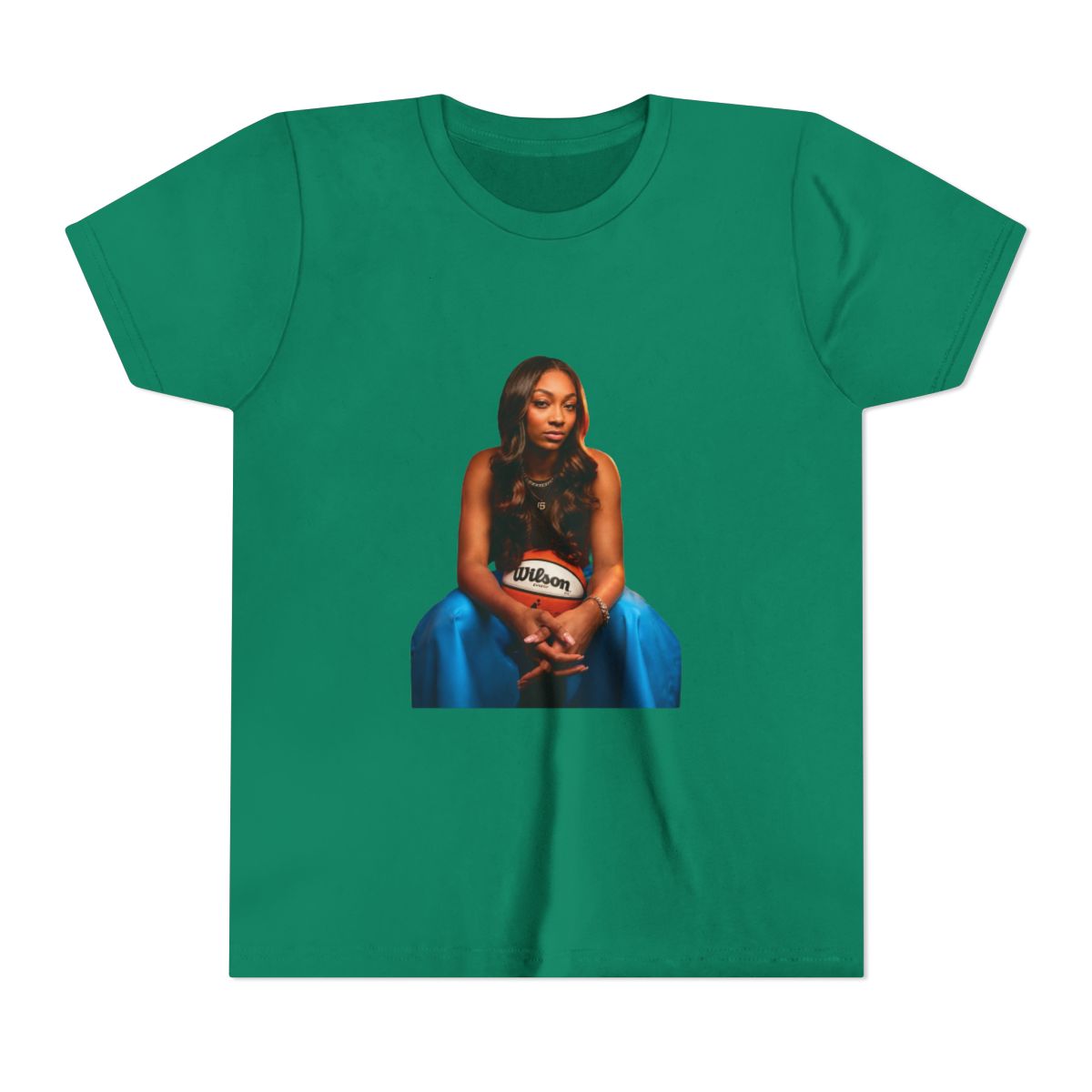 Angel Reese 2024 SI Power List Kids T Shirt - alternate angle 2, merchandise